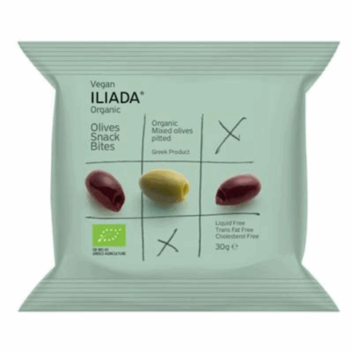 Olives Mixed Pitted Organic 30g