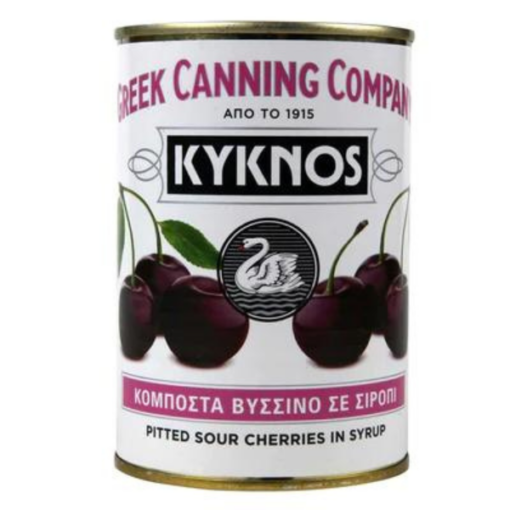 Cherries Pitted Sour in Syrup 425g Kyknos