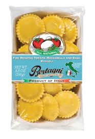 Pasta Roasted Tomato Mozzarella and Basil Ravioli 250gm Bertagni