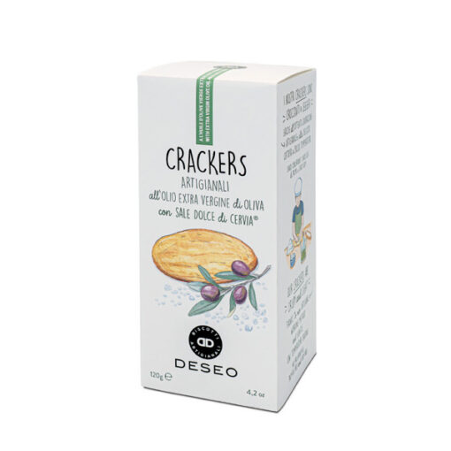 Crackers Sea Salt of Cervia 120gm Deseo
