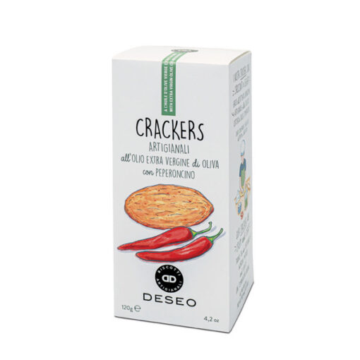 Crackers Chilli Pepper 120gm Deseo
