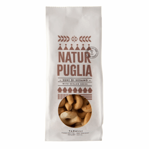Taralli with Sesame Seeds 250g Natur Puglia