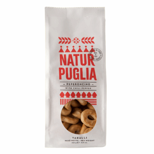 Taralli with Chilli Pepper 250g Natur Puglia