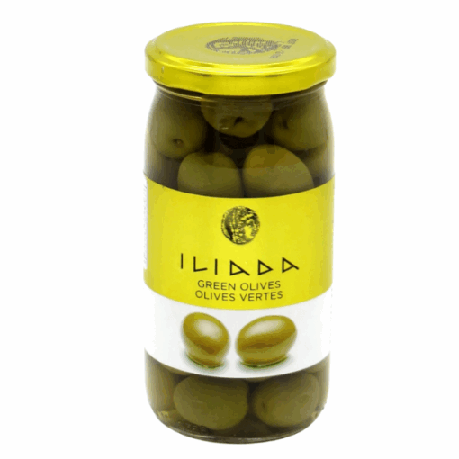 Olives Green Whole 370g Iliada Gold Line