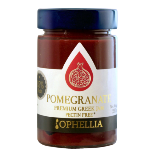 Jam Pomegranate 85% Fruit 230g Ophellia