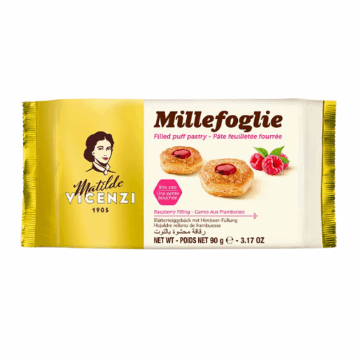 Millefoglie with Raspberry Vicenzi 90gm