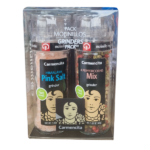 2 pack Peppercorn mix 40g & Himalayan Pink salt 110g grinders Carmencita